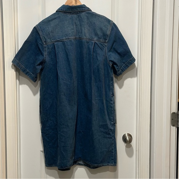 Women's Short Sleeve Denim Mini Shirtdress - Universal Thread XXL - Picture 5 of 12